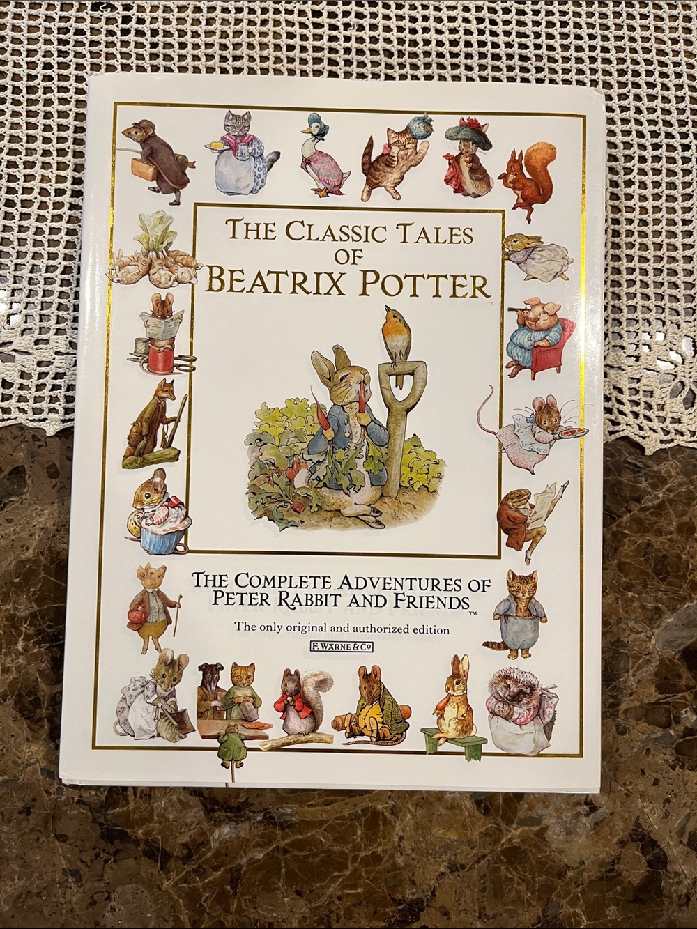 The Classic Tales of Beatrix Potter Story Book -Peter Rabbit/Friends-Original Ed
